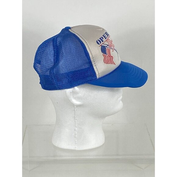 Vintage CIVIC Operation Desert Storm Trucker Mesh Snapback Hat Reg NWOT F277 - Picture 3 of 7